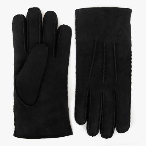 Ladies Iris Sheepskin Gloves Black Extra Image 2